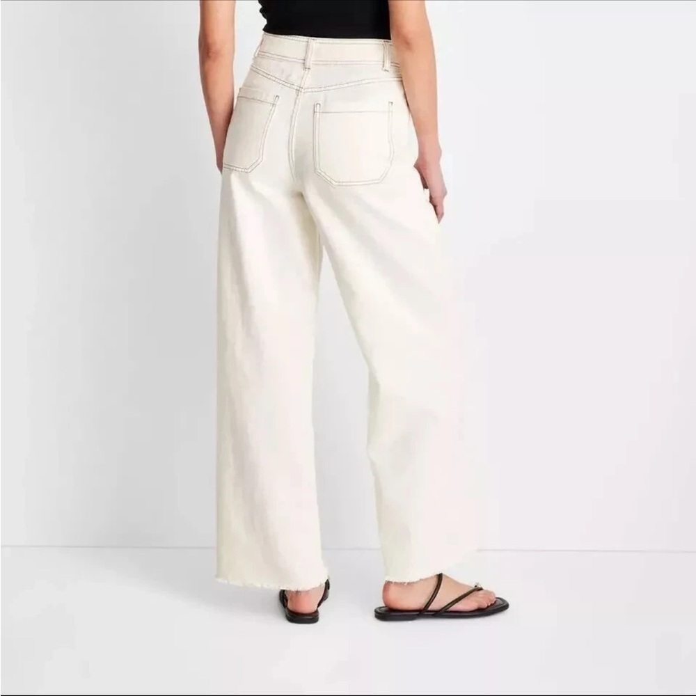Future Collective White Jeans